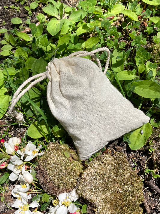 reusable cotton tea bag