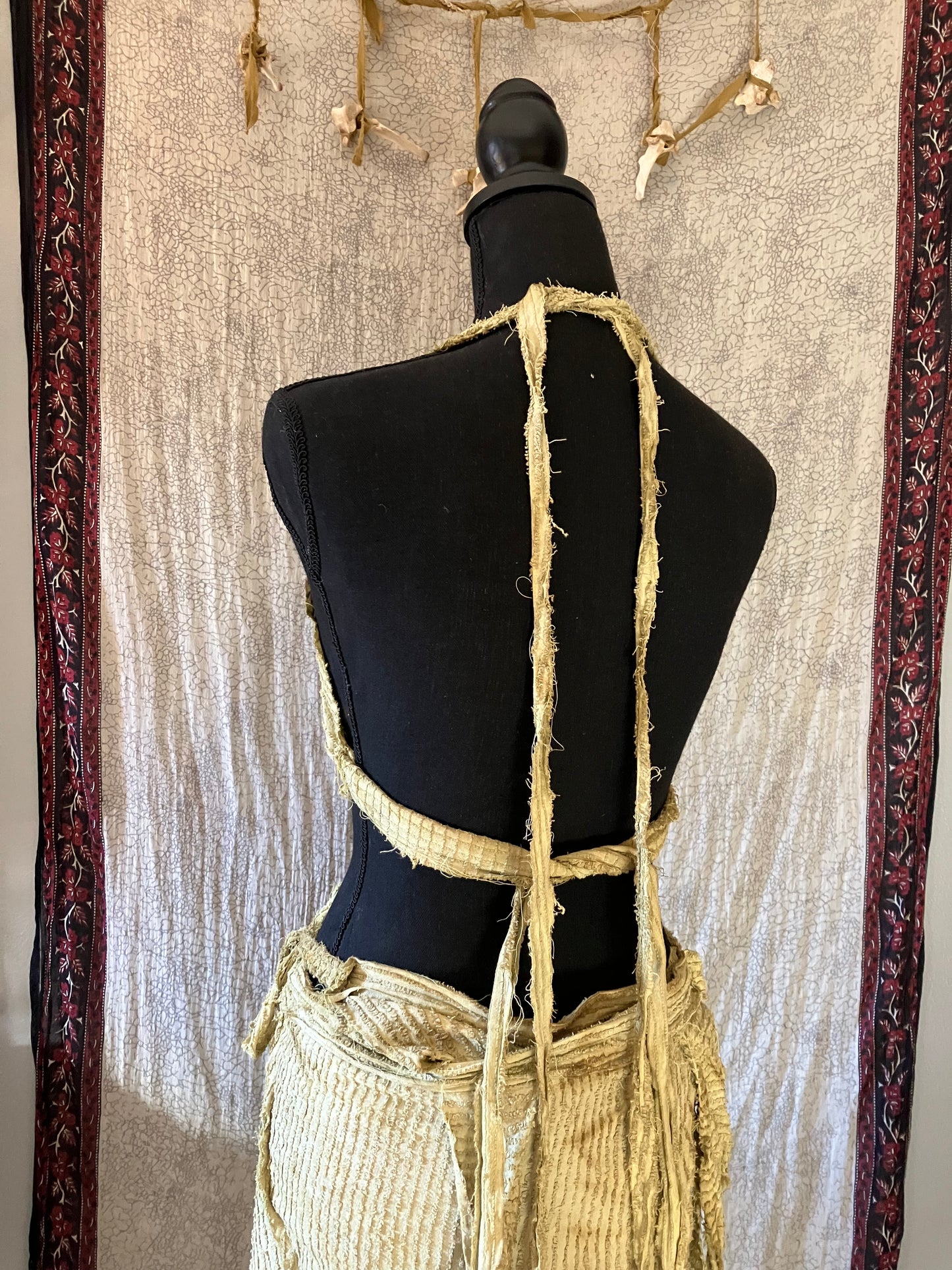 vintage linen fae outfit