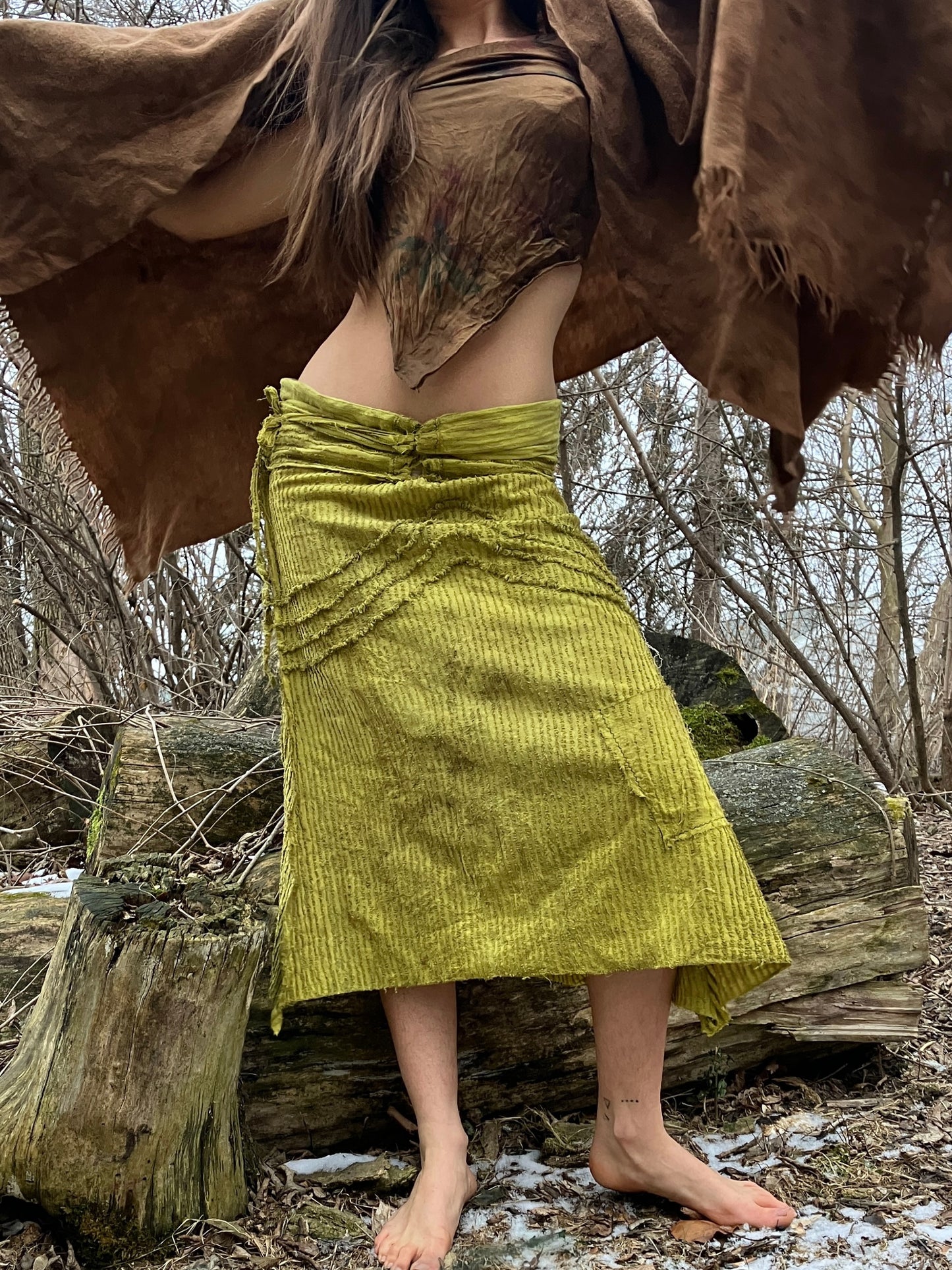 moss skirt ☾⋆⁺₊⋆